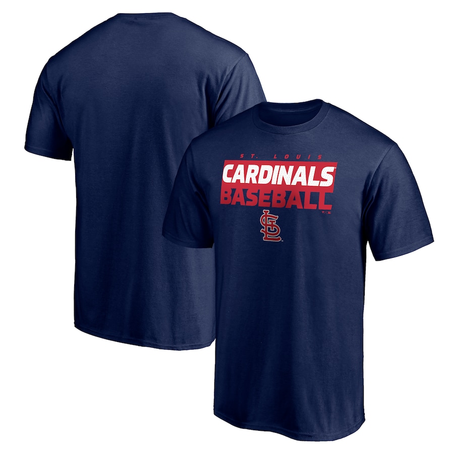 Men's St. Louis Cardinals Navy Gain Ground T-Shirt