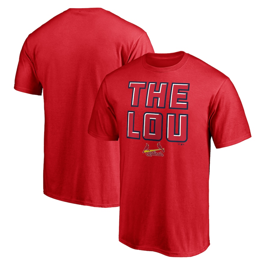 Men's St. Louis Cardinals Red Hometown T-Shirt Men's St. Louis Cardinals Red Hometown T-Shirt