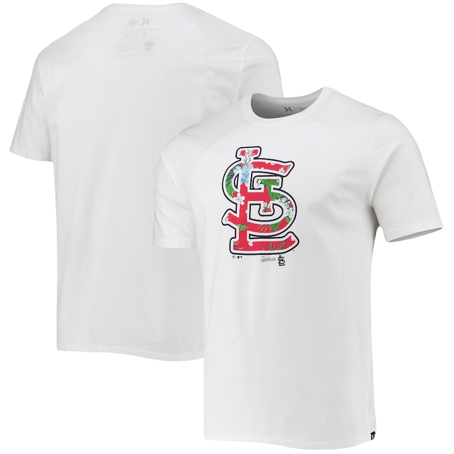 Men's St. Louis Cardinals Hurley x '47 White Everyday T-Shirt
