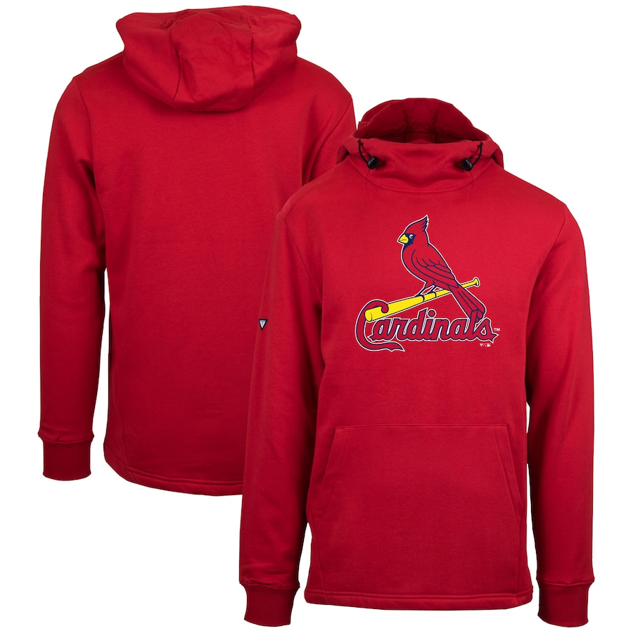 Men's St. Louis Cardinals Levelwear Red Shift Sportswear Core Logo Pullover Hoodie Men's St. Louis Cardinals Levelwear Red Shift Sportswear Core Logo Pullover Hoodie