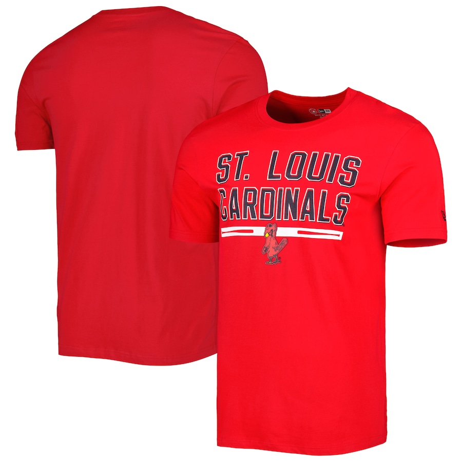 Men's St. Louis Cardinals New Era Red Batting Practice T-Shirt Men's St. Louis Cardinals New Era Red Batting Practice T-Shirt