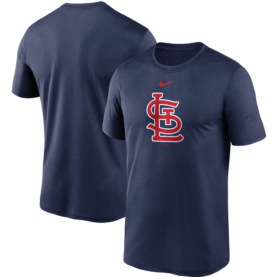 Men's St. Louis Cardinals Nike Navy Large Logo Legend Performance T-Shirt Men's St. Louis Cardinals Nike Navy Large Logo Legend Performance T-Shirt