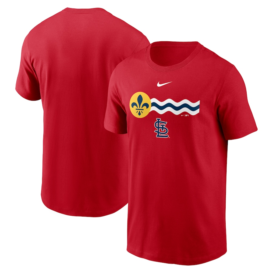 Men's St. Louis Cardinals Nike Red Logo Local Team T-Shirt Men's St. Louis Cardinals Nike Red Logo Local Team T-Shirt
