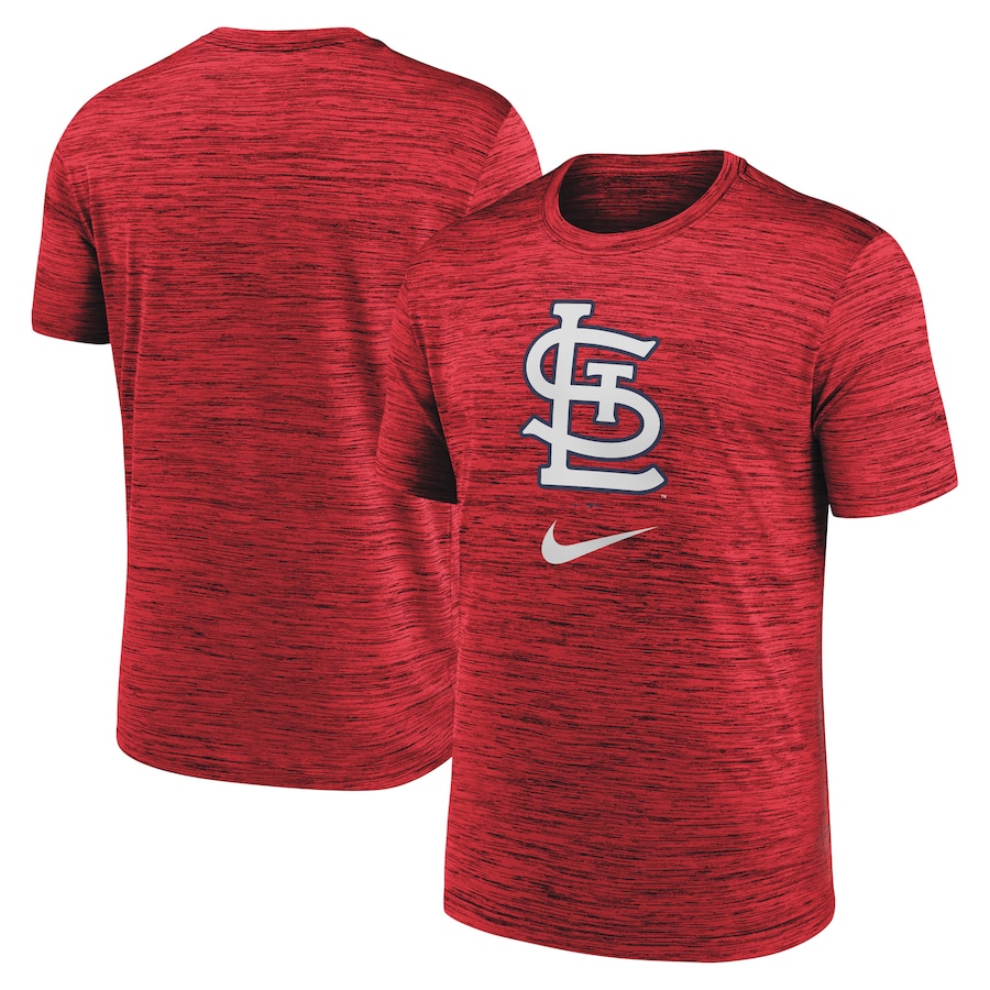 Men's St. Louis Cardinals Nike Red Logo Velocity Performance T-Shirt Men's St. Louis Cardinals Nike Red Logo Velocity Performance T-Shirt