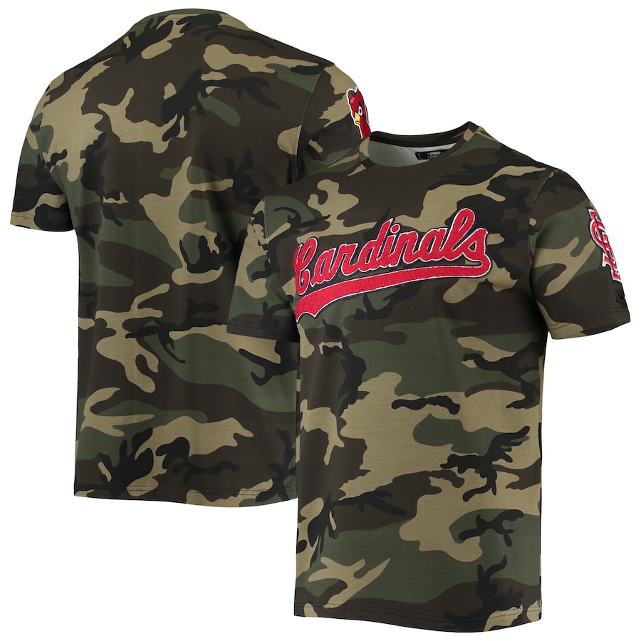 Men's St. Louis Cardinals Pro Standard Camo Team T-Shirt Men's St. Louis Cardinals Pro Standard Camo Team T-Shirt