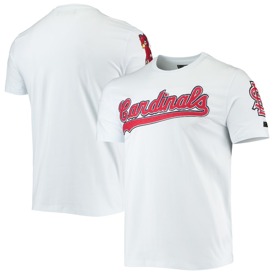Men's St. Louis Cardinals Pro Standard White Team Logo T-Shirt