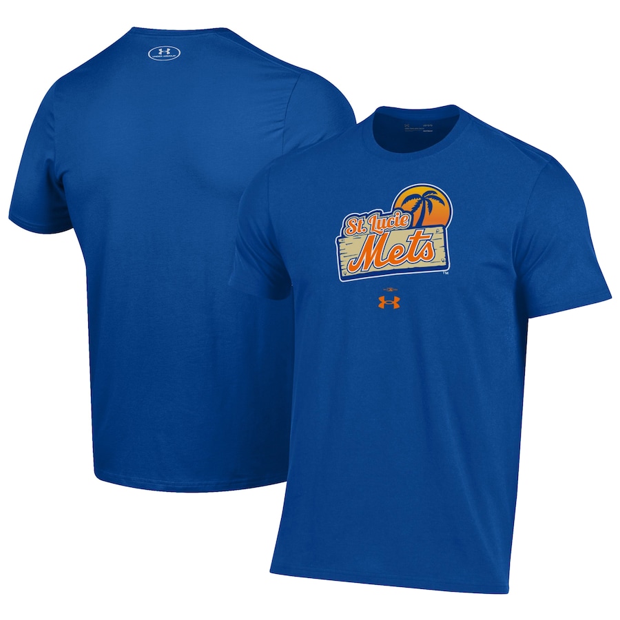 Men's St. Lucie Mets Under Armour Royal Performance T-Shirt Men's St. Lucie Mets Under Armour Royal Performance T-Shirt