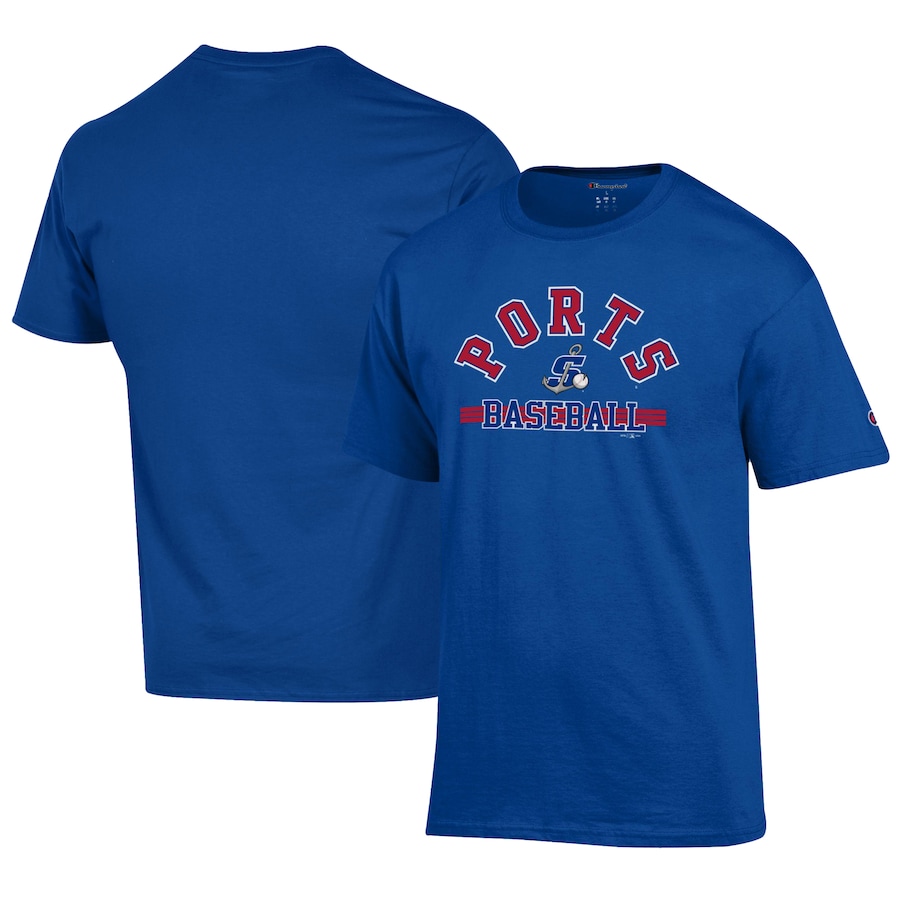 Men's Stockton Ports Champion Royal Jersey T-Shirt Men's Stockton Ports Champion Royal Jersey T-Shirt