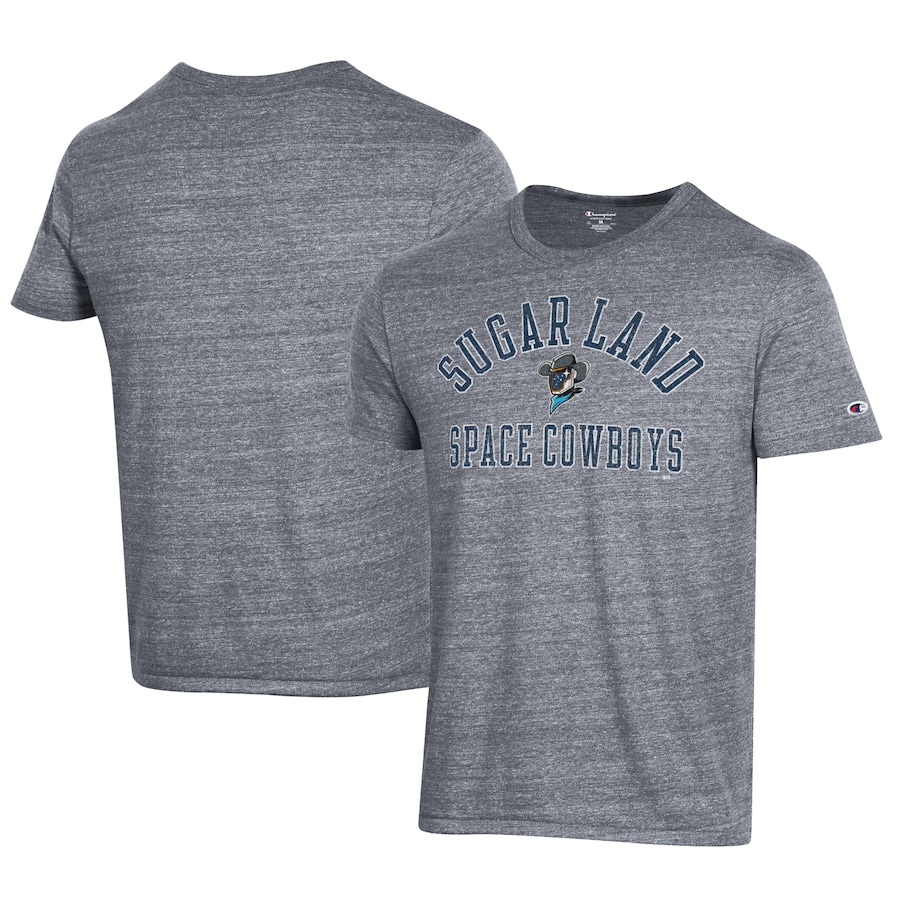 Men's Sugar Land Space Cowboys Champion Gray Ultimate Tri-Blend T-Shirt Men's Sugar Land Space Cowboys Champion Gray Ultimate Tri-Blend T-Shirt