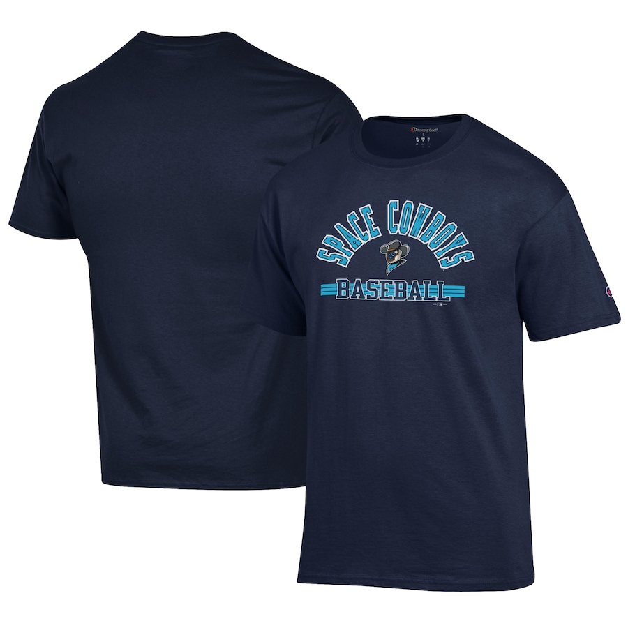Men's Sugar Land Space Cowboys Champion Navy Jersey T-Shirt