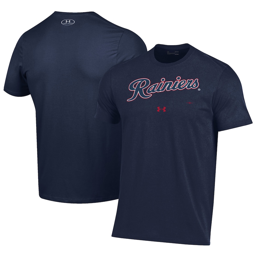 Men's Tacoma Rainiers Under Armour Navy Performance T-Shirt Men's Tacoma Rainiers Under Armour Navy Performance T-Shirt