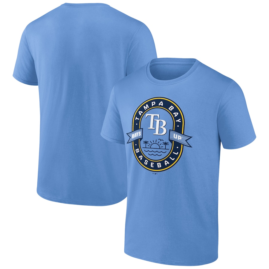 Men's Tampa Bay Rays Blue Glory Bound Rays Up T-Shirt Men's Tampa Bay Rays Blue Glory Bound Rays Up T-Shirt