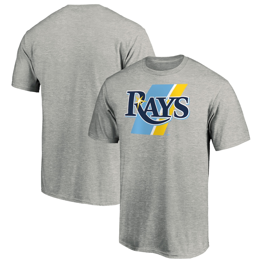 Men's Tampa Bay Rays Heathered Gray Prep Squad T-Shirt Men's Tampa Bay Rays Heathered Gray Prep Squad T-Shirt