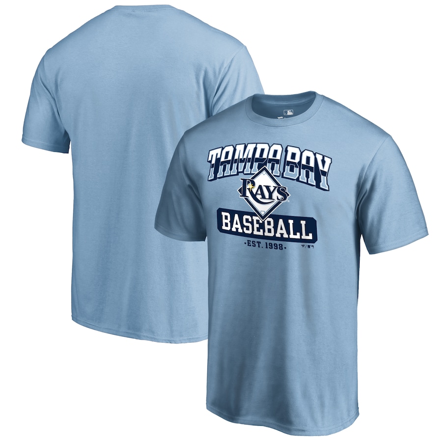 Men's Tampa Bay Rays Light Blue Hometown Collection The Bay T-Shirt Men's Tampa Bay Rays Light Blue Hometown Collection The Bay T-Shirt