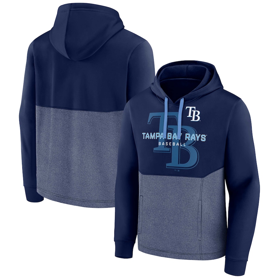 Men's Tampa Bay Rays Navy Call the Shots Pullover Hoodie