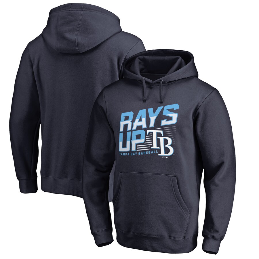 Men's Tampa Bay Rays Navy Hometown Collection Rays Up Pullover Hoodie Men's Tampa Bay Rays Navy Hometown Collection Rays Up Pullover Hoodie