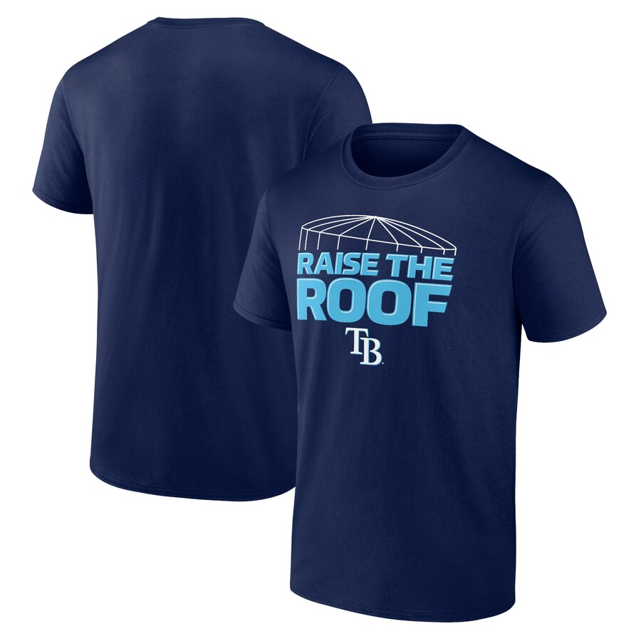 Men's Tampa Bay Rays Navy Raise The Roof T-Shirt