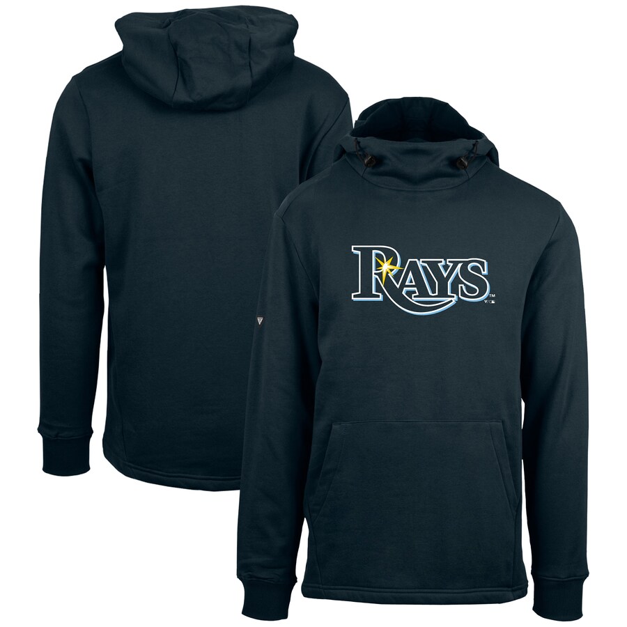 Men's Tampa Bay Rays Levelwear Navy Shift Sportswear Core Logo Pullover Hoodie