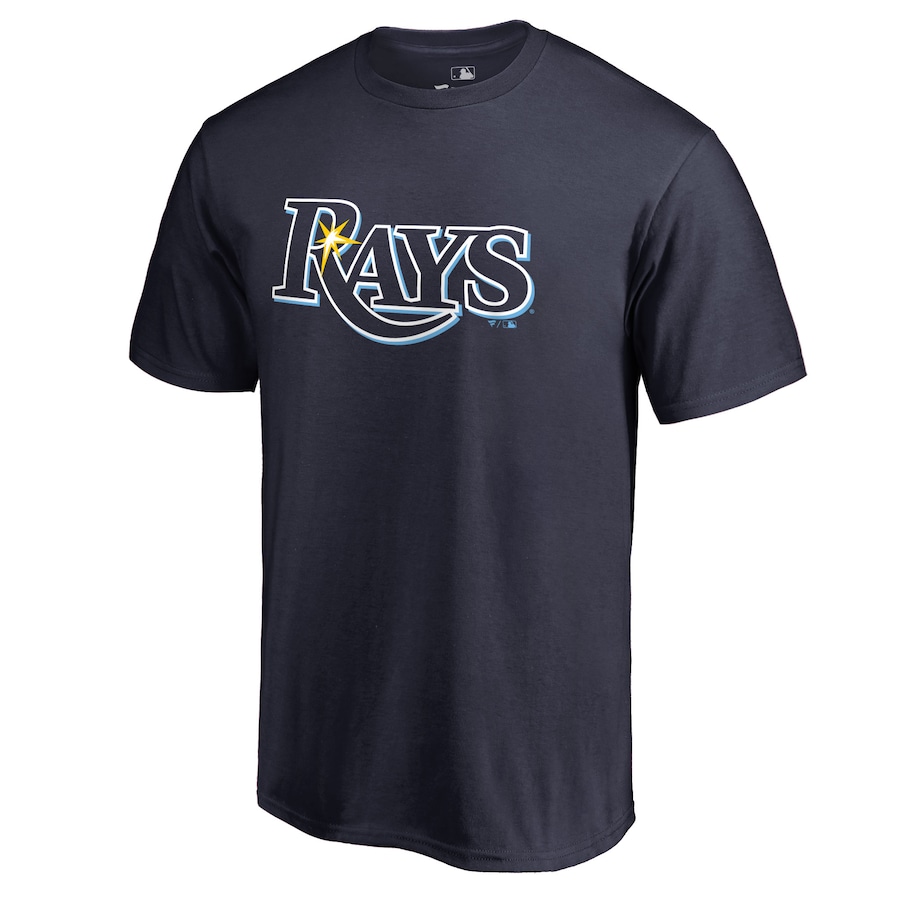 Men's Tampa Bay Rays Navy Team Color Primary Logo T-Shirt Men's Tampa Bay Rays Navy Team Color Primary Logo T-Shirt