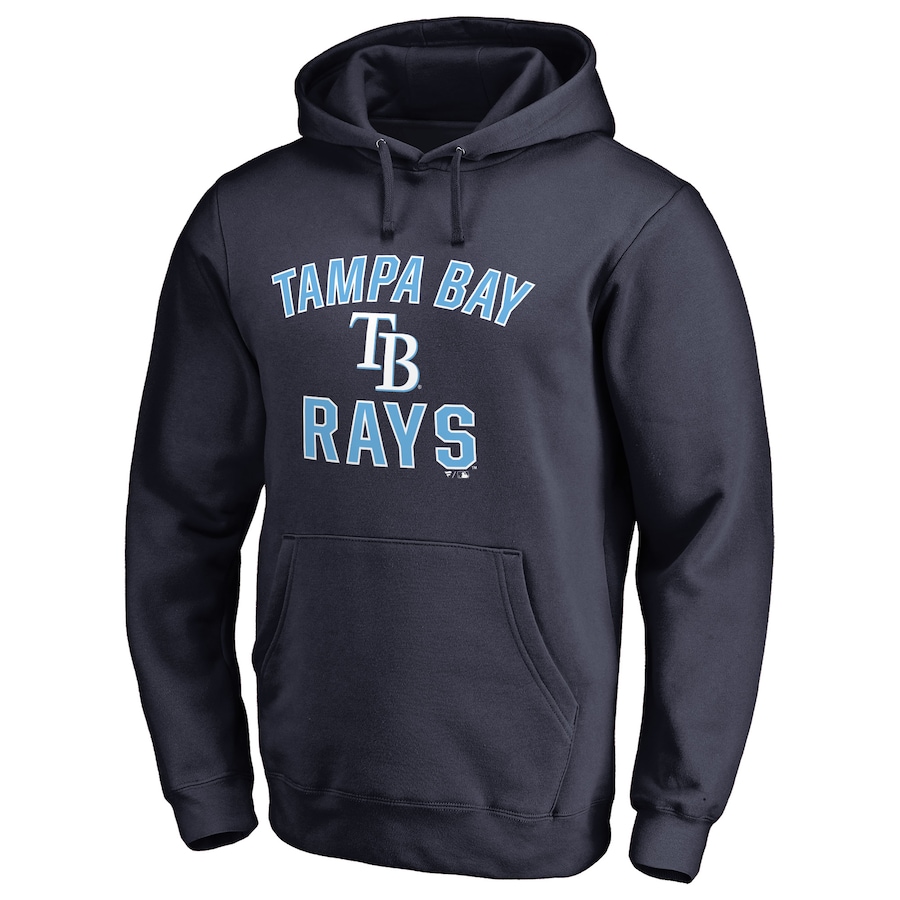 Men's Tampa Bay Rays Navy Victory Arch Pullover Hoodie Men's Tampa Bay Rays Navy Victory Arch Pullover Hoodie