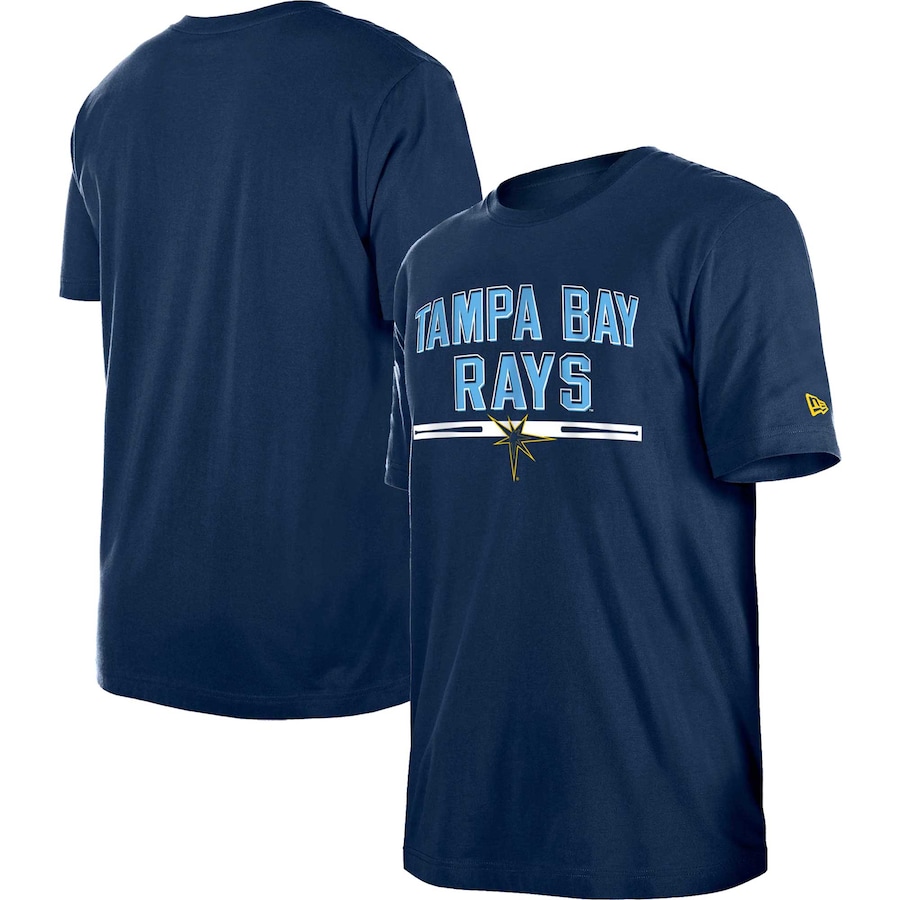 Men's Tampa Bay Rays New Era Navy Batting Practice T-Shirt Men's Tampa Bay Rays New Era Navy Batting Practice T-Shirt