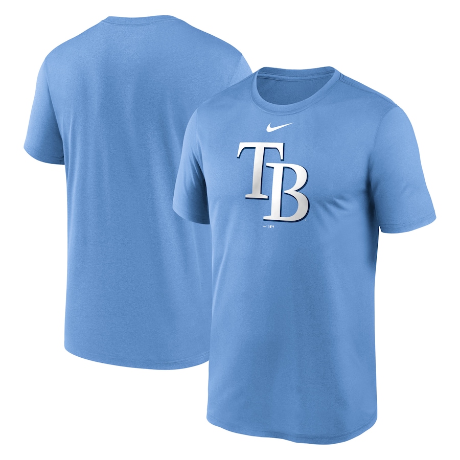 Men's Tampa Bay Rays Nike Light Blue New Legend Logo T-Shirt Men's Tampa Bay Rays Nike Light Blue New Legend Logo T-Shirt
