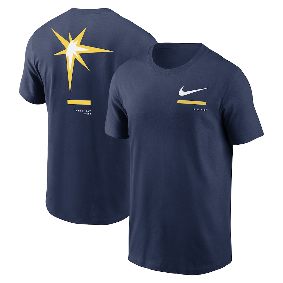Men's Tampa Bay Rays Nike Navy Over the Shoulder T-Shirt