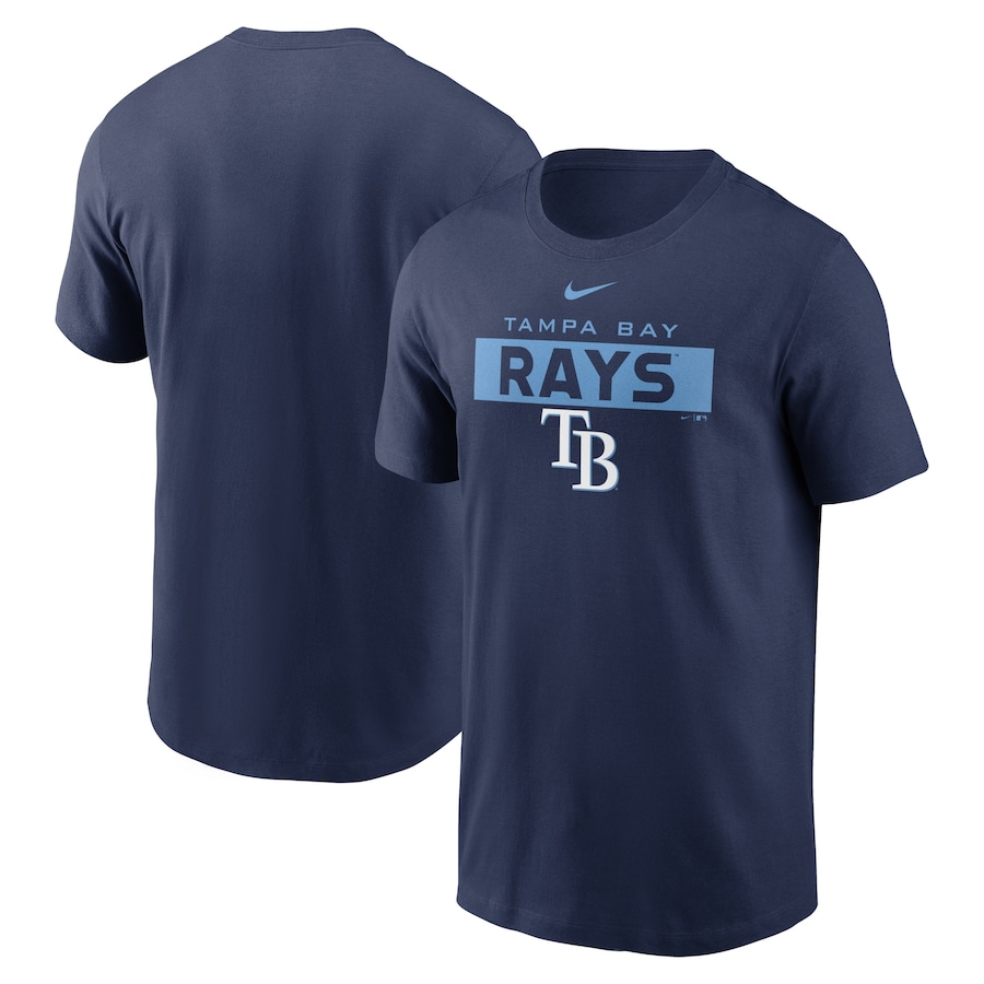 Men's Tampa Bay Rays Nike Navy Team T-Shirt Men's Tampa Bay Rays Nike Navy Team T-Shirt