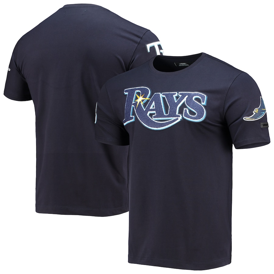 Men's Tampa Bay Rays Pro Standard Navy Team Logo T-Shirt