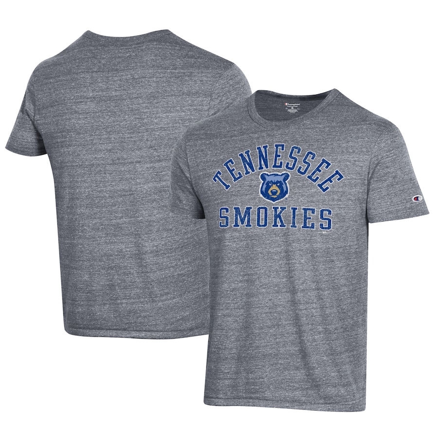 Men's Tennessee Smokies Champion Gray Ultimate Tri-Blend T-Shirt Men's Tennessee Smokies Champion Gray Ultimate Tri-Blend T-Shirt