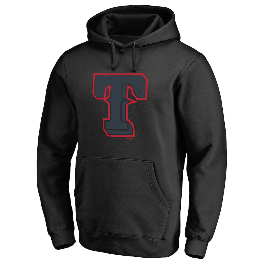 Men's Texas Rangers Black Taylor Pullover Hoodie