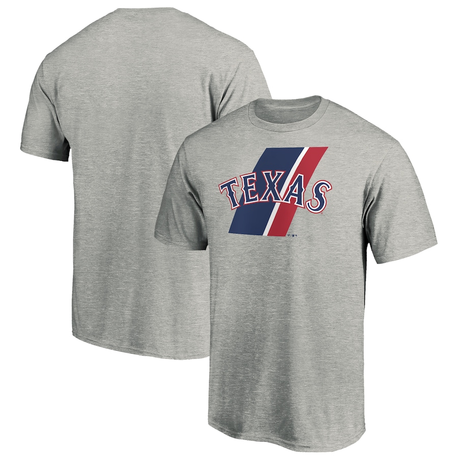 Men's Texas Rangers Heathered Gray Team Prep T-Shirt