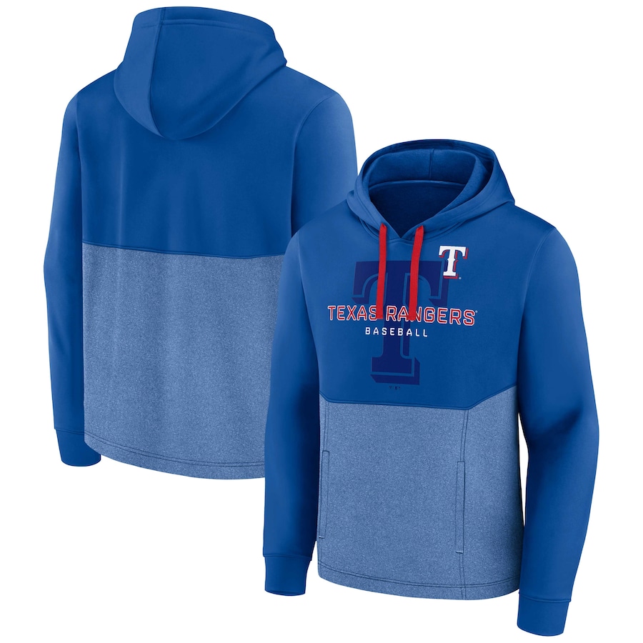 Men's Texas Rangers Royal Call the Shots Pullover Hoodie Men's Texas Rangers Royal Call the Shots Pullover Hoodie