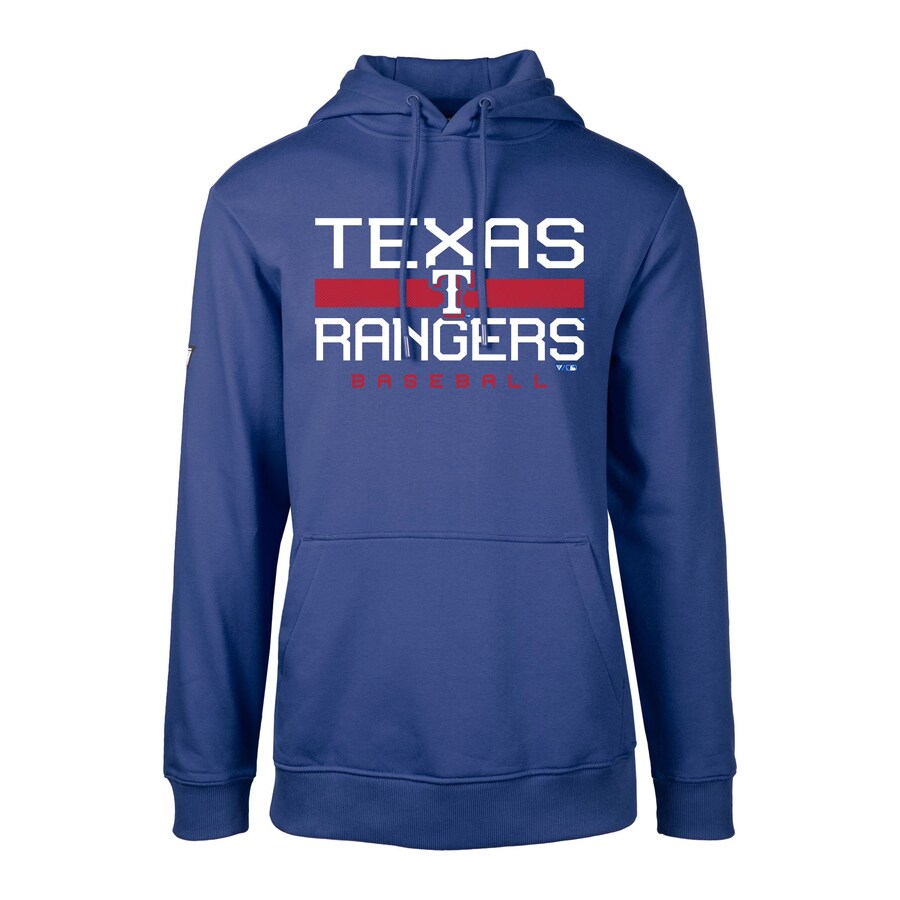 Men's Texas Rangers Levelwear Royal Podium Dugout Fleece Hoodie