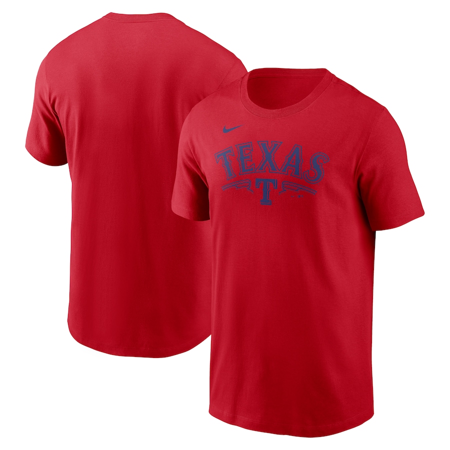 Men's Texas Rangers Nike Red Local Team T-Shirt Men's Texas Rangers Nike Red Local Team T-Shirt
