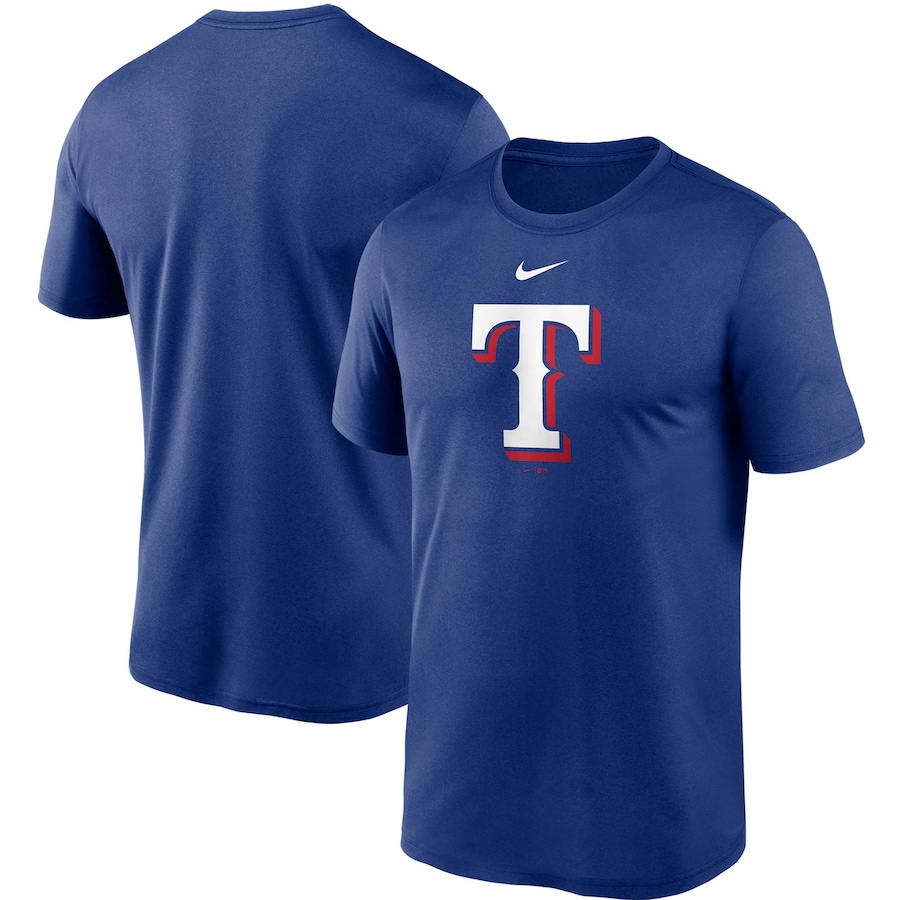 Men's Texas Rangers Nike Royal Large Logo Legend Performance T-Shirt