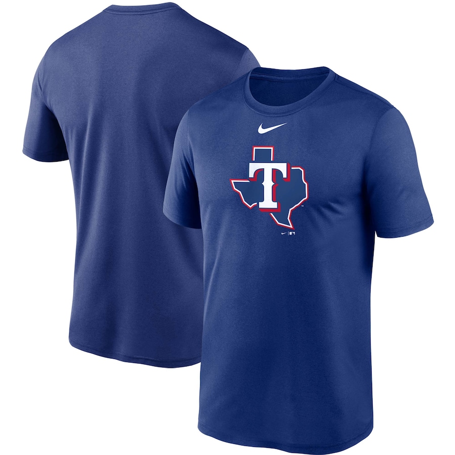 Men's Texas Rangers Nike Royal Team Large Logo Legend Performance T-Shirt