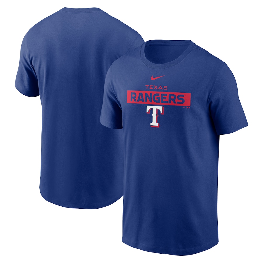 Men's Texas Rangers Nike Royal Team T-Shirt Men's Texas Rangers Nike Royal Team T-Shirt