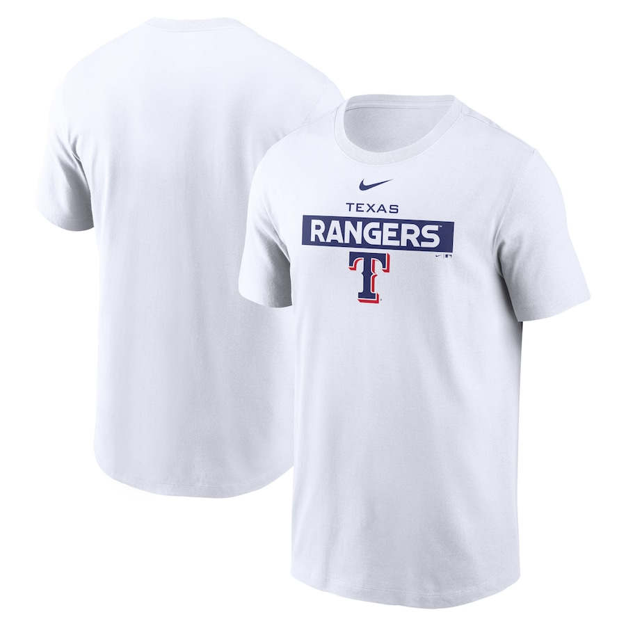 Men's Texas Rangers Nike White Team T-Shirt