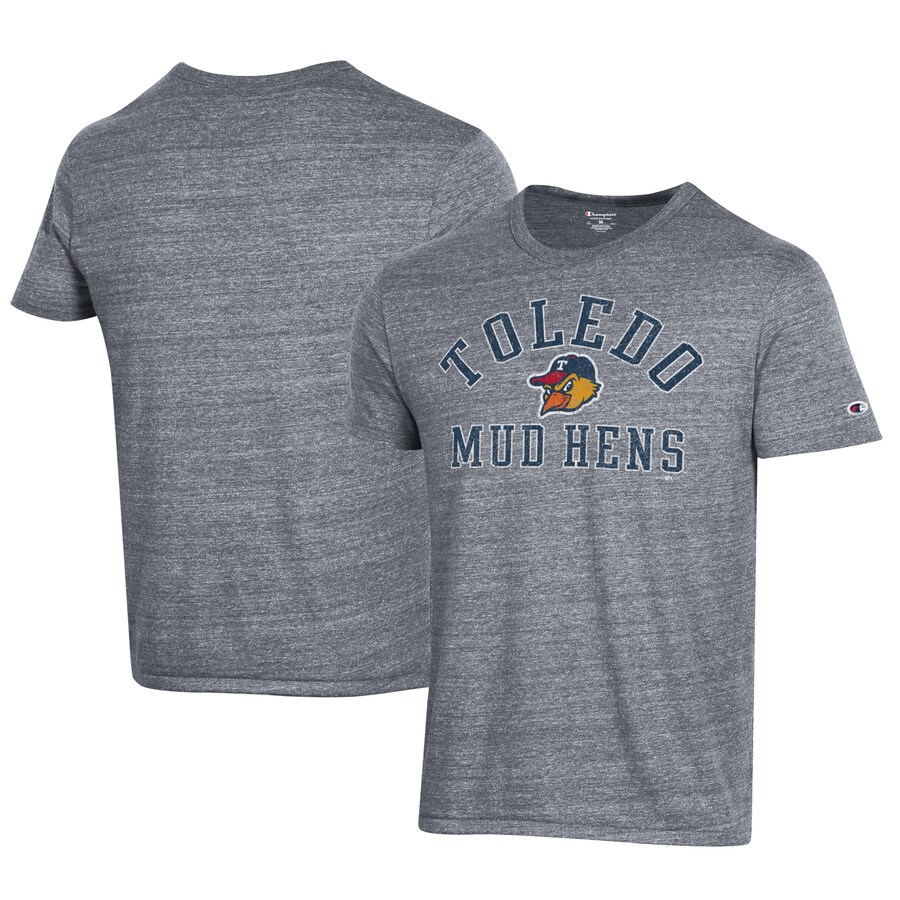 Men's Toledo Mud Hens Champion Gray Ultimate Tri-Blend T-Shirt