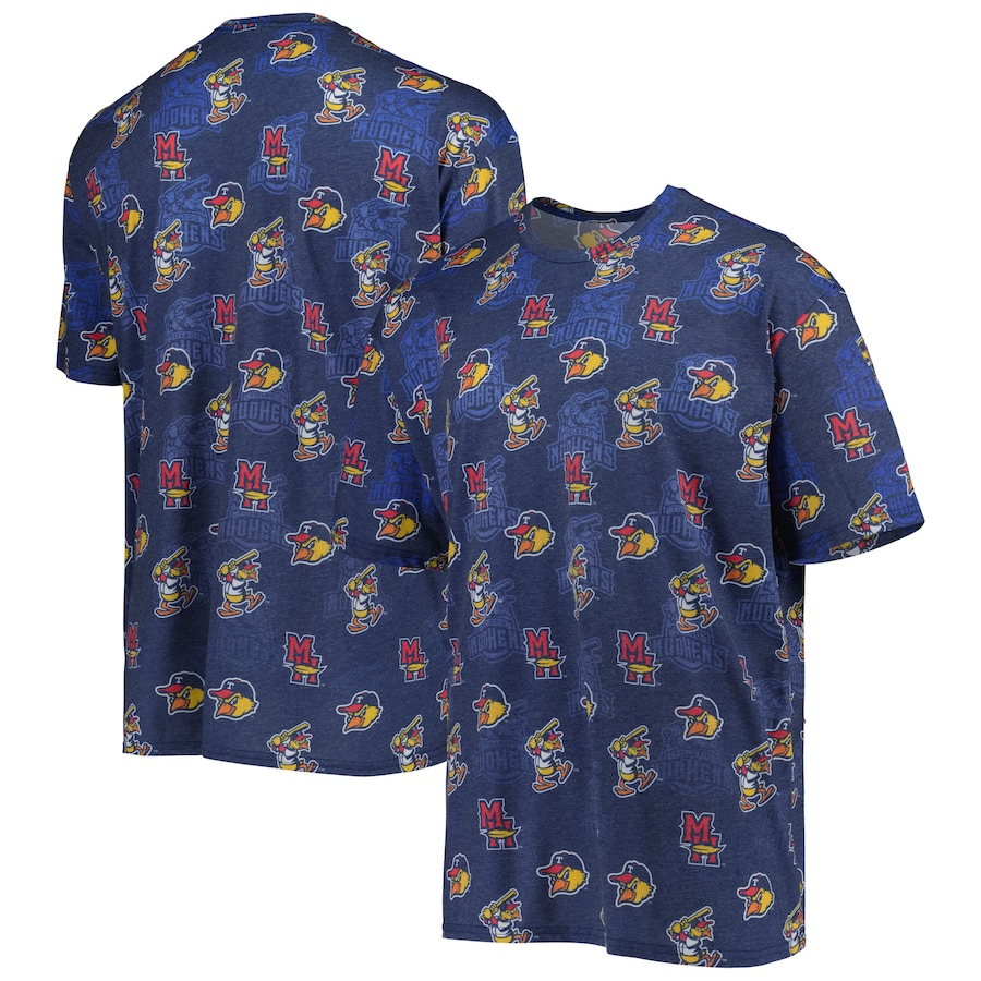 Men's Toledo Mud Hens Royal Allover Print Crafted T-Shirt Men's Toledo Mud Hens Royal Allover Print Crafted T-Shirt