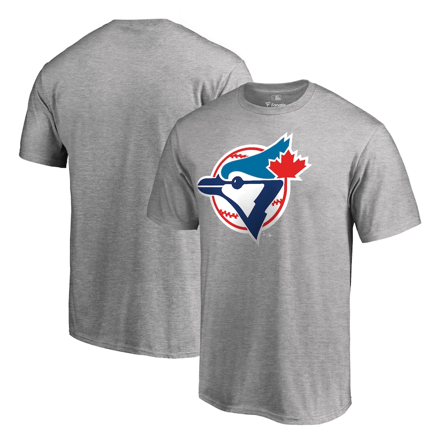 Men's Toronto Blue Jays Ash Cooperstown Collection Forbes T-Shirt