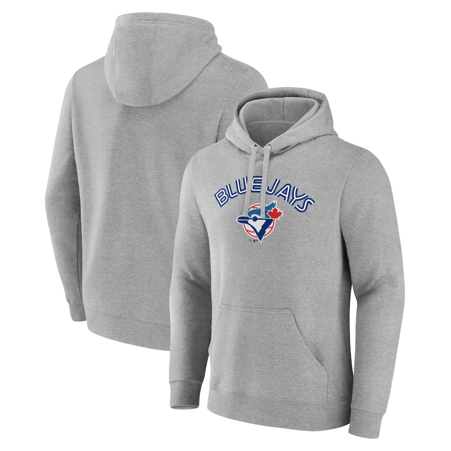 Men's Toronto Blue Jays Gray Wahconah Pullover Hoodie