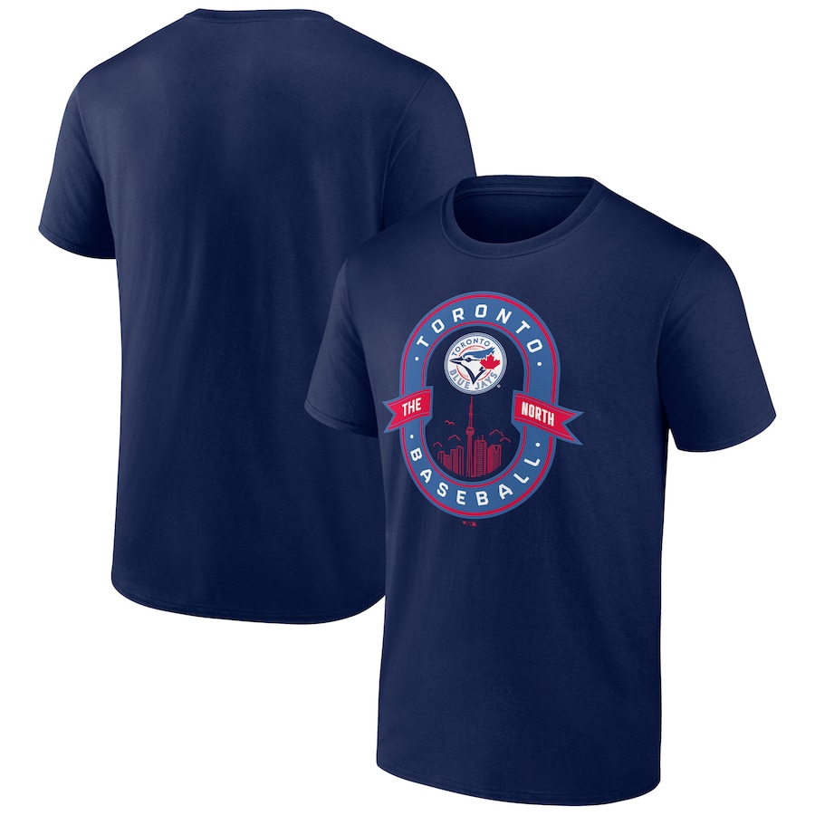 Men's Toronto Blue Jays Navy The North Glory Bound T-Shirt