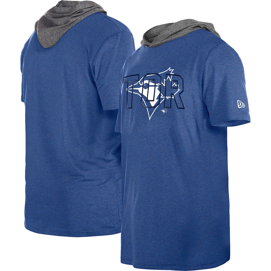 Men's Toronto Blue Jays New Era Royal Team Hoodie T-Shirt Men's Toronto Blue Jays New Era Royal Team Hoodie T-Shirt