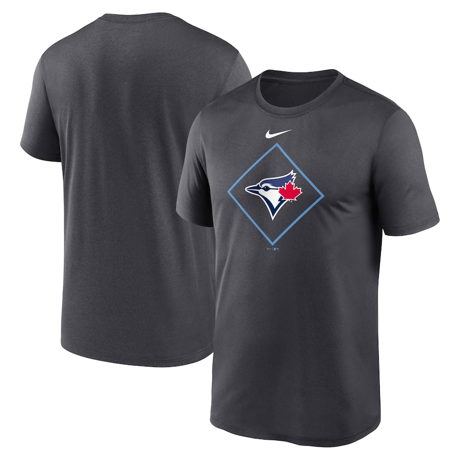 Men's Toronto Blue Jays Nike Anthracite Legend Icon Performance T-Shirt