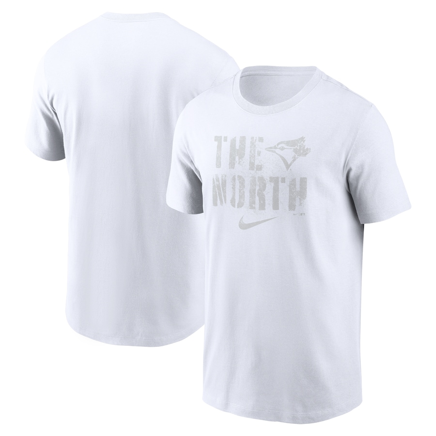 Men's Toronto Blue Jays Nike White The North Local Team T-Shirt