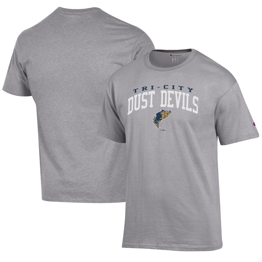 Men's Tri-City Dust Devils Champion Gray Jersey T-Shirt Men's Tri-City Dust Devils Champion Gray Jersey T-Shirt