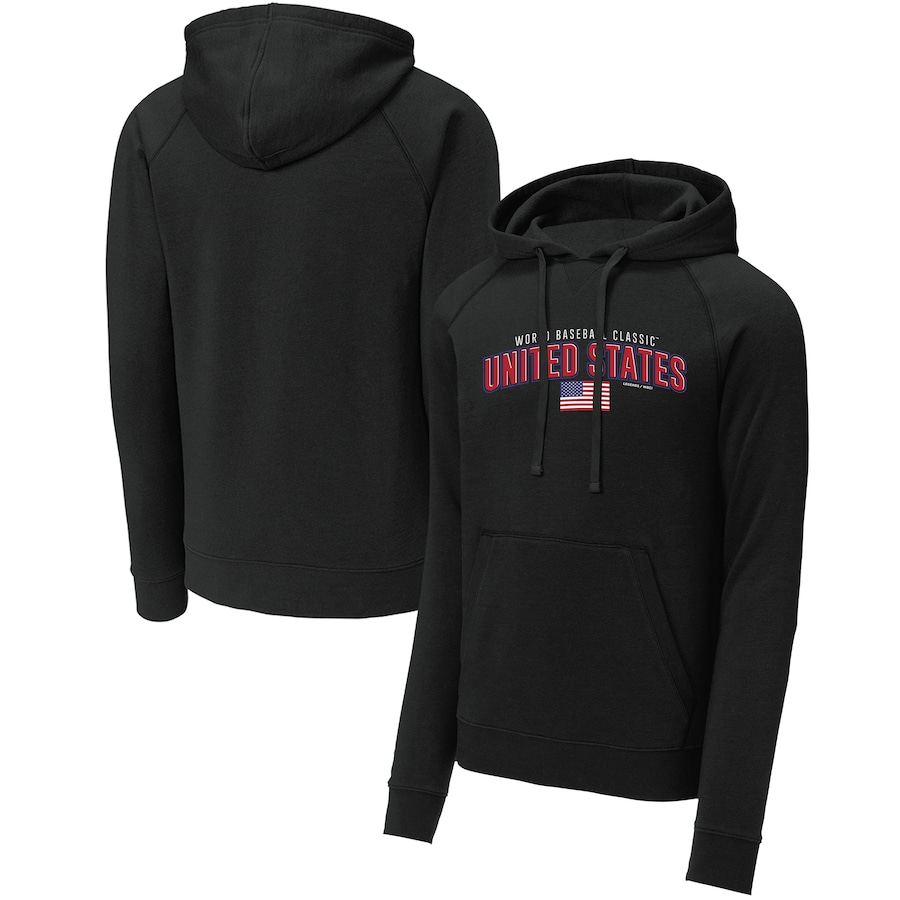 Men's USA Baseball LEGENDS Black 2023 World Baseball Classic Country Pride Pullover Hoodie Men's USA Baseball LEGENDS Black 2023 World Baseball Classic Country Pride Pullover Hoodie