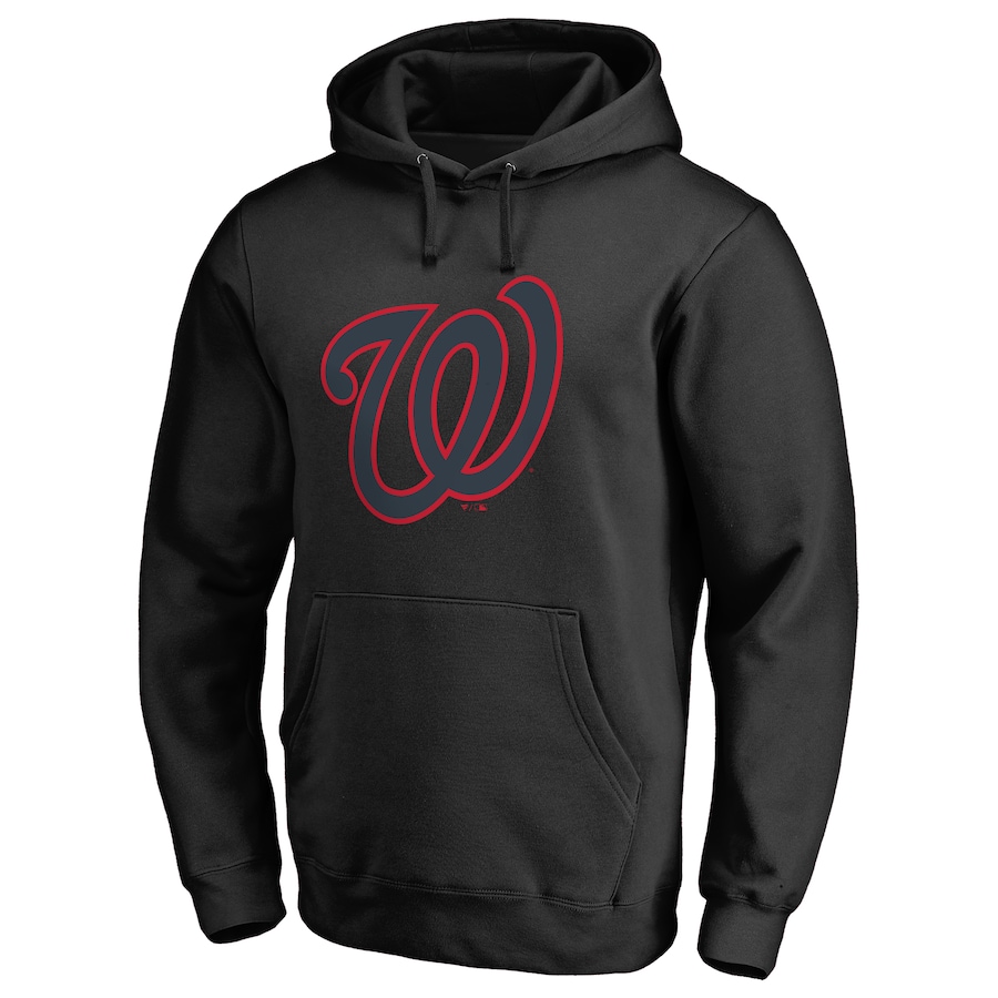 Men's Washington Nationals Black Taylor Pullover Hoodie